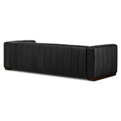 Canapé Canale Poly &amp; Bark - Cuir italien véritable pleine fleur