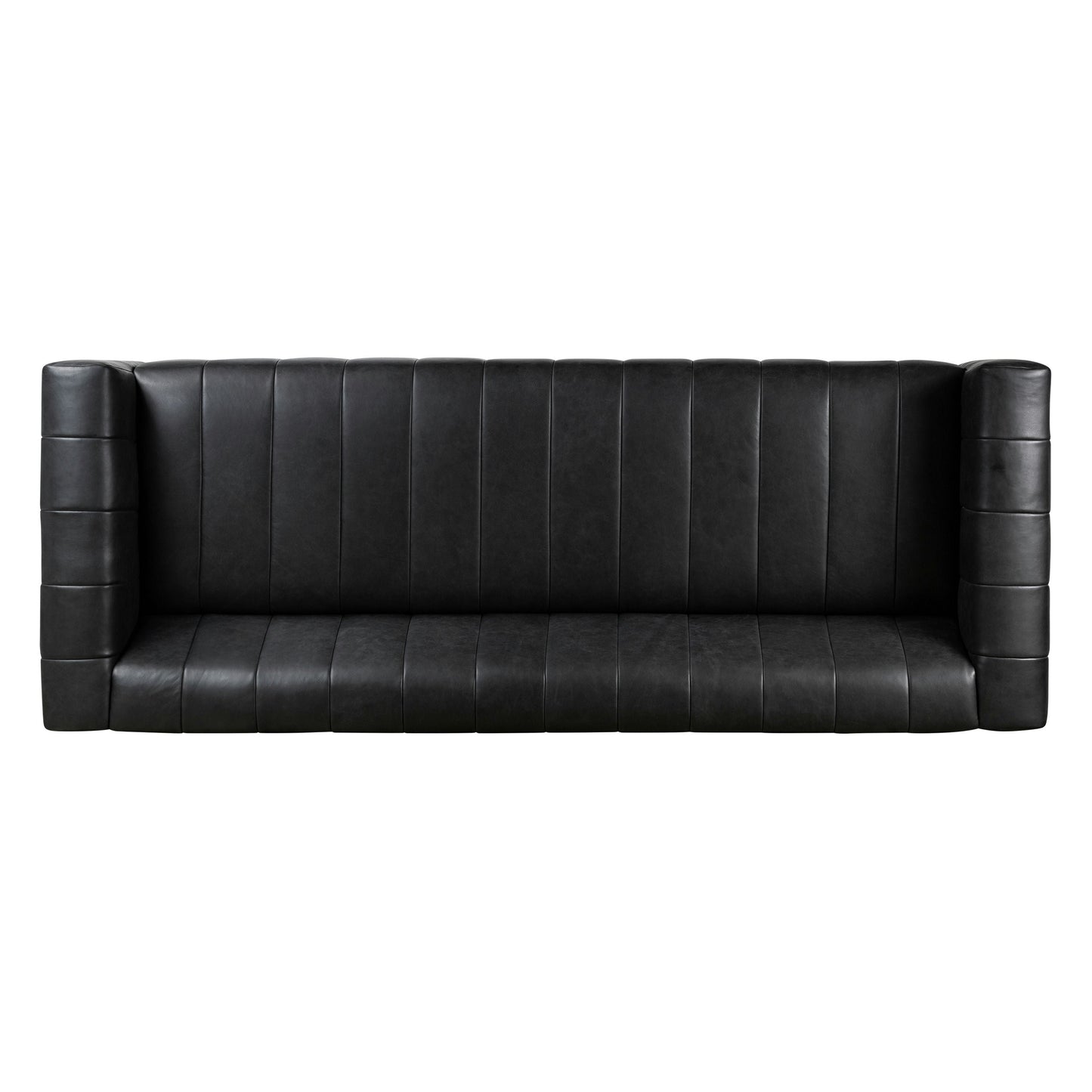 Canapé Canale Poly &amp; Bark - Cuir italien véritable pleine fleur