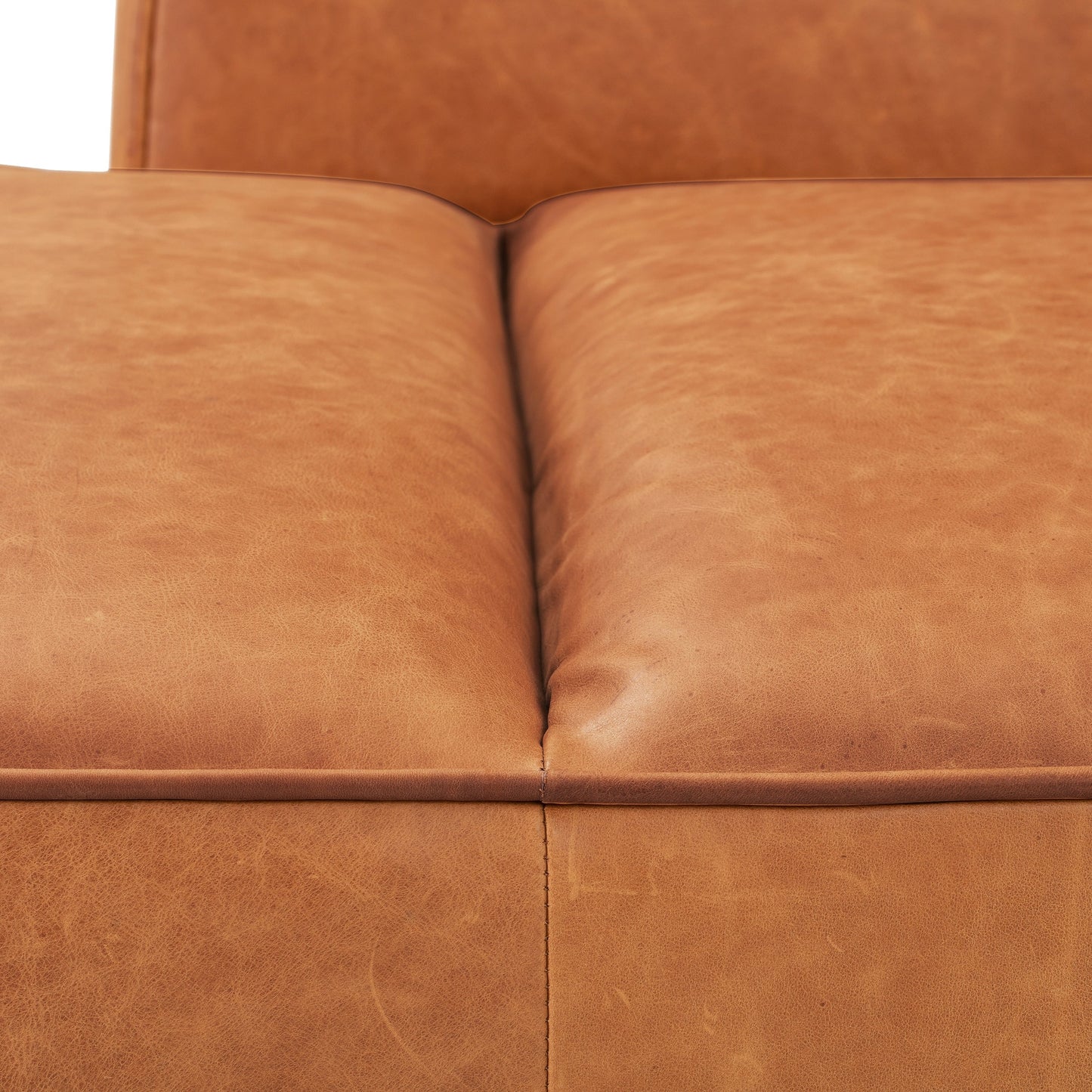 Lit de repos Poly &amp; Bark Jasper - Cuir italien véritable pleine fleur