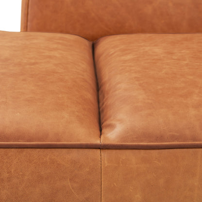 Lit de repos Poly &amp; Bark Jasper - Cuir italien véritable pleine fleur