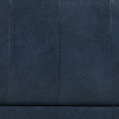 Lit de repos Poly &amp; Bark Jasper - Cuir italien véritable pleine fleur