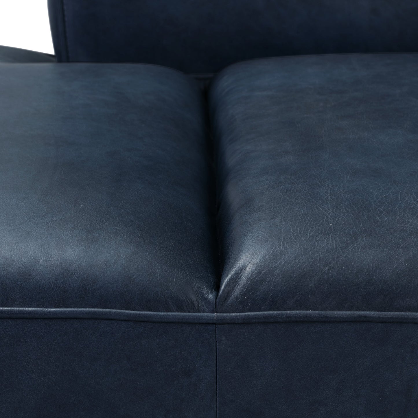 Lit de repos Poly &amp; Bark Jasper - Cuir italien véritable pleine fleur