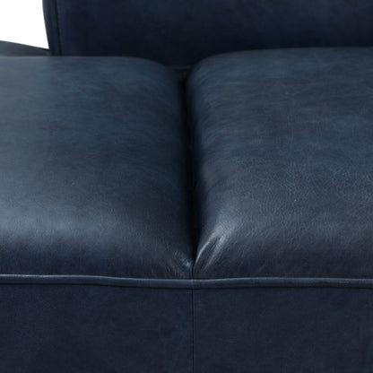 Lit de repos Poly &amp; Bark Jasper - Cuir italien véritable pleine fleur