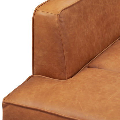 Lit de repos Poly &amp; Bark Jasper - Cuir italien véritable pleine fleur