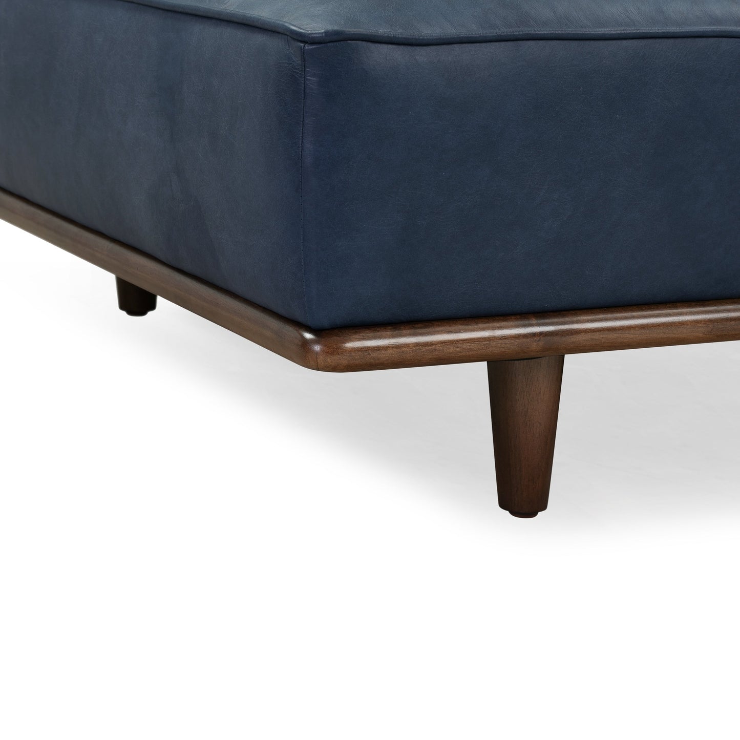 Lit de repos Poly &amp; Bark Jasper - Cuir italien véritable pleine fleur