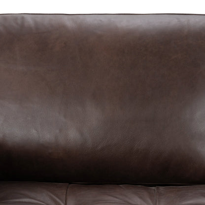 Canapé d'appartement Poly &amp; Bark Napa 72 - Cuir italien véritable pleine fleur