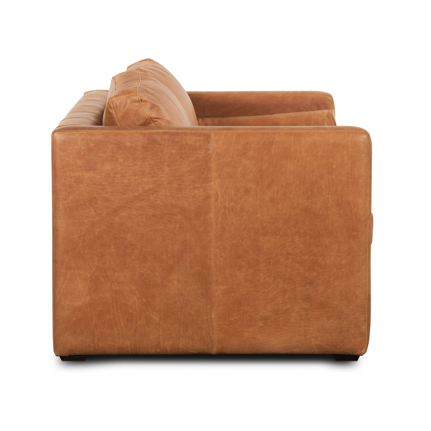 Canapé-lit convertible gigogne en cuir Napa 82 de Poly &amp; Bark - Cuir italien véritable pleine fleur