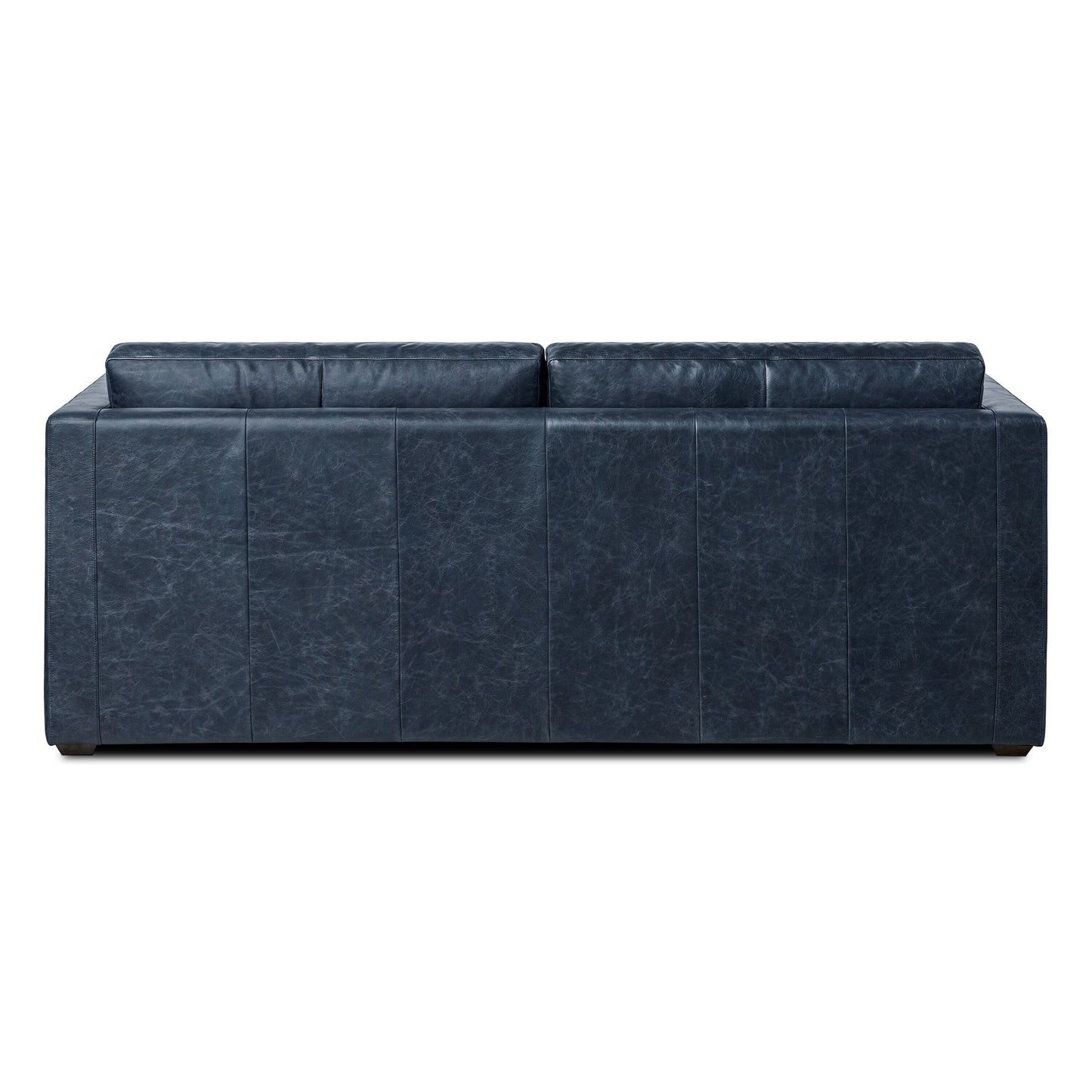 Canapé-lit convertible gigogne en cuir Napa 82 de Poly &amp; Bark - Cuir italien véritable pleine fleur