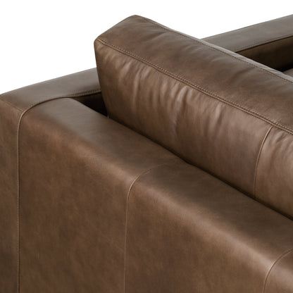 Canapé Poly &amp; Bark Napa 88.5 - Cuir italien véritable