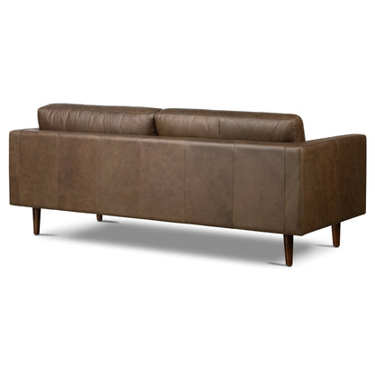 Canapé Poly &amp; Bark Napa 88.5 - Cuir italien véritable