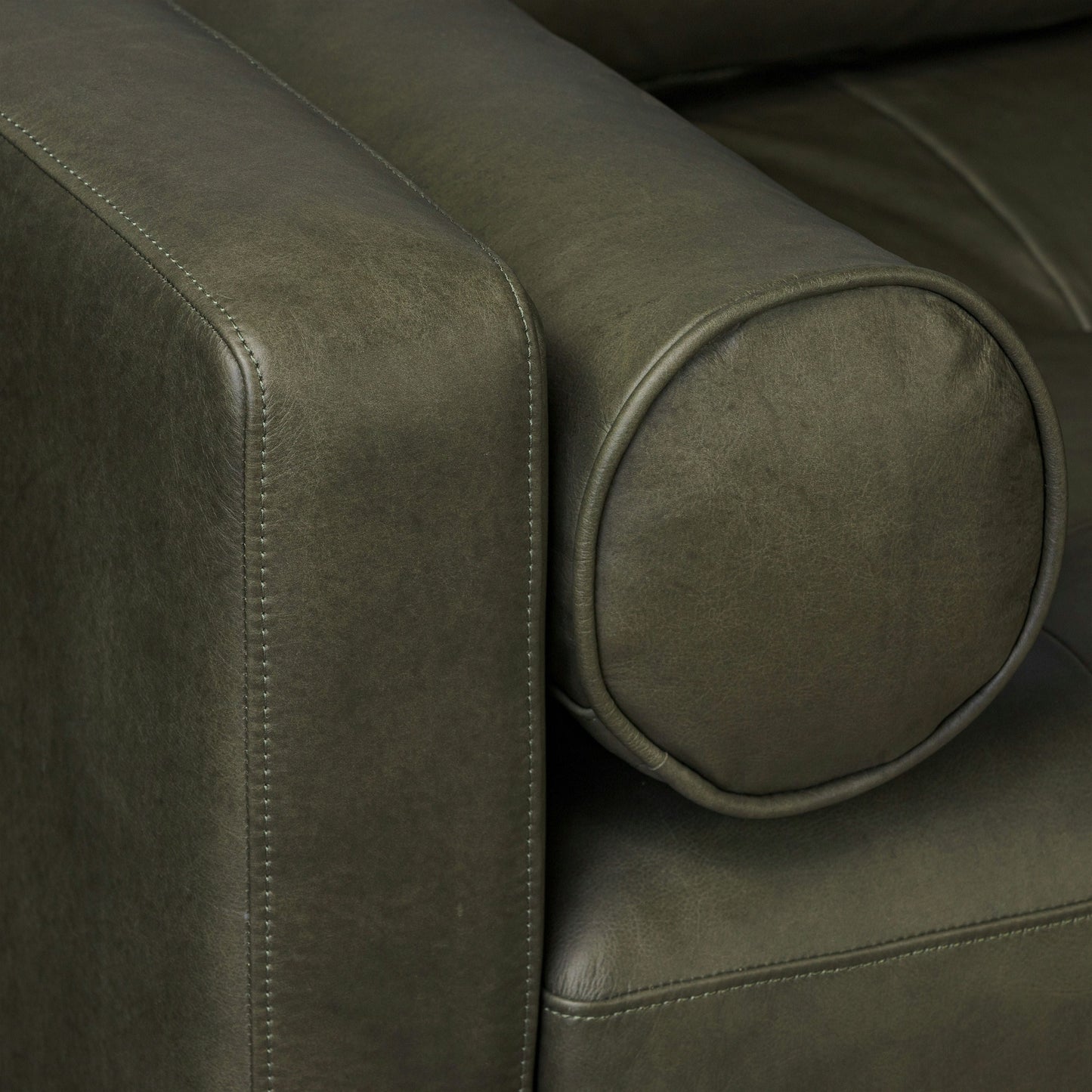 Canapé Poly &amp; Bark Napa 88.5 - Cuir italien véritable