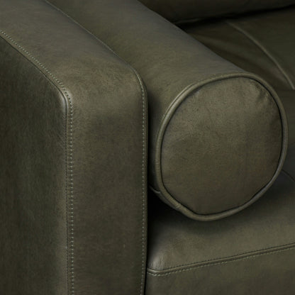 Canapé Poly &amp; Bark Napa 88.5 - Cuir italien véritable