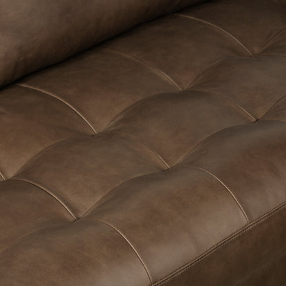 Canapé Poly &amp; Bark Napa 88.5 - Cuir italien véritable