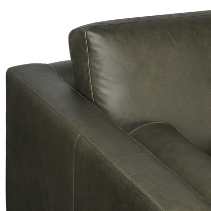 Canapé Poly &amp; Bark Napa 88.5 - Cuir italien véritable