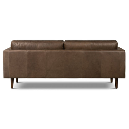 Canapé Poly &amp; Bark Napa 88.5 - Cuir italien véritable