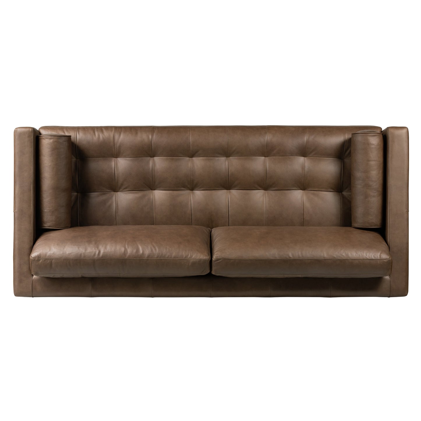 Canapé Poly &amp; Bark Napa 88.5 - Cuir italien véritable