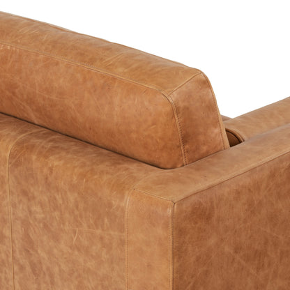 Canapé Poly &amp; Bark Napa 88.5 - Cuir italien véritable