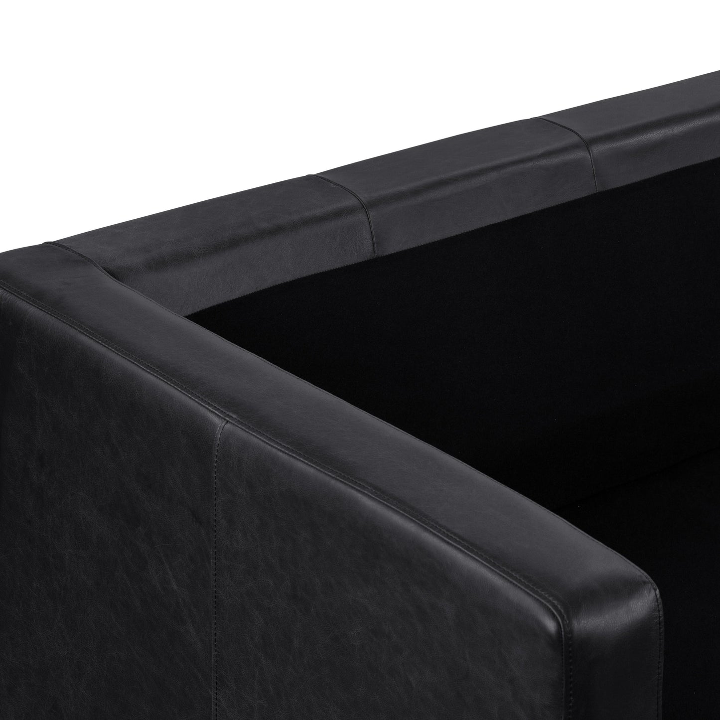 Canapé Poly &amp; Bark Napa 88.5 - Cuir italien véritable