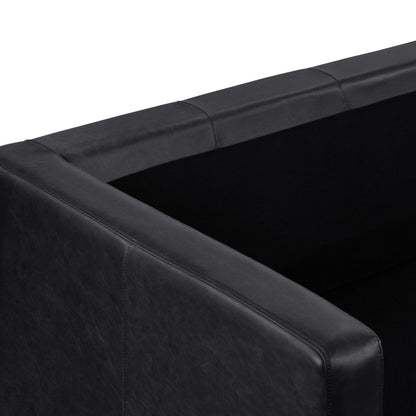 Canapé Poly &amp; Bark Napa 88.5 - Cuir italien véritable