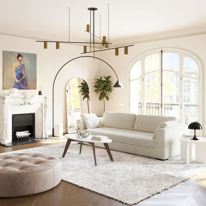 Canapé Capri 99 en tissu Poly &amp; Bark - Tissu performant (résistant aux taches et aux éclaboussures)