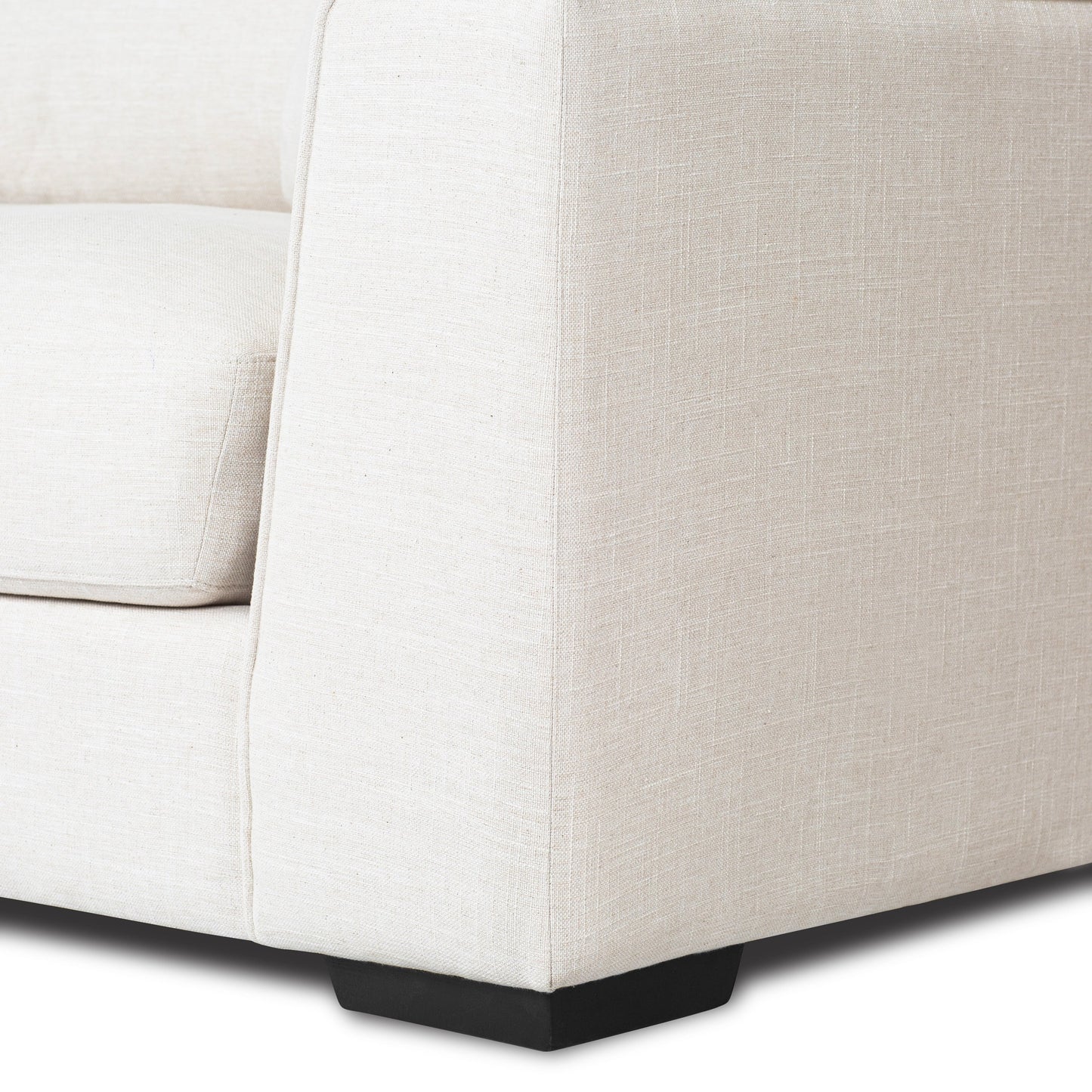 Canapé Capri 99 en tissu Poly &amp; Bark - Tissu performant (résistant aux taches et aux éclaboussures)