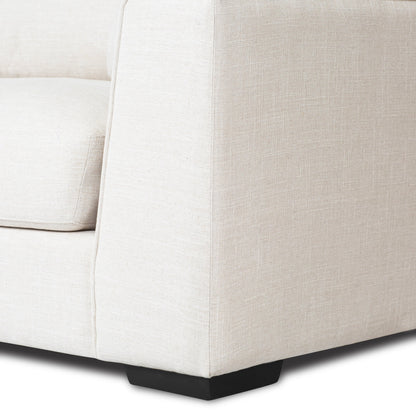 Canapé Capri 99 en tissu Poly &amp; Bark - Tissu performant (résistant aux taches et aux éclaboussures)