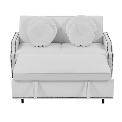 Canapé-lit réglable en polyester avec ports USB