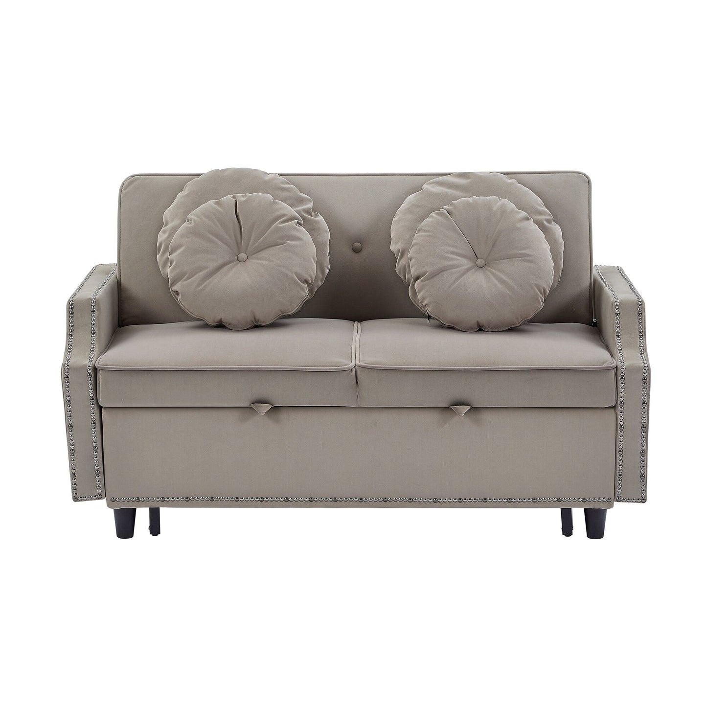 Canapé-lit réglable en polyester avec ports USB