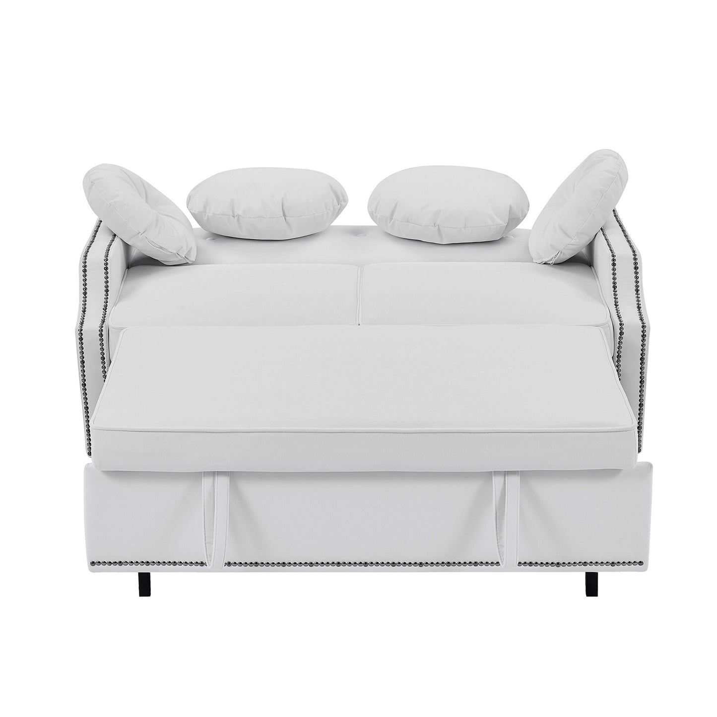 Canapé-lit réglable en polyester avec ports USB