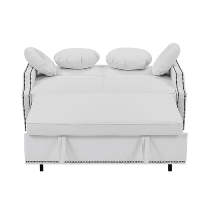 Canapé-lit réglable en polyester avec ports USB