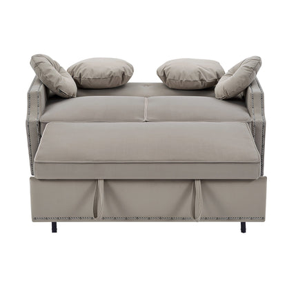 Canapé-lit réglable en polyester avec ports USB