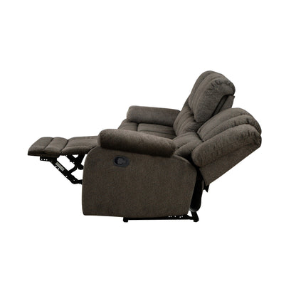 Canapé inclinable manuel transitionnel Knox de Porter Designs, en microfibre, gris