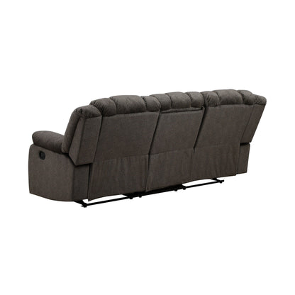 Canapé inclinable manuel transitionnel Knox de Porter Designs, en microfibre, gris