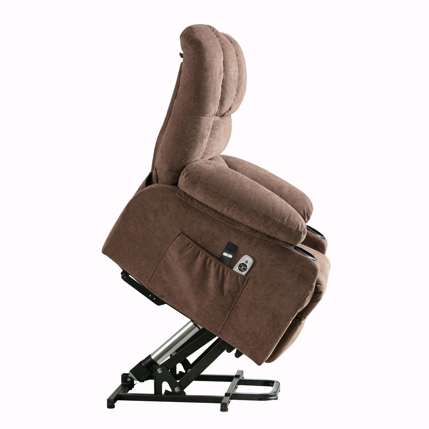 Fauteuil de massage électrique avec chauffage, vibrations et port USB