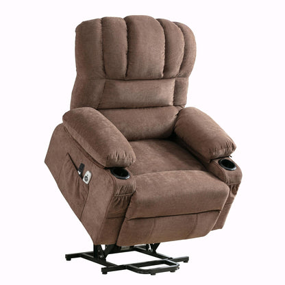 Fauteuil de massage électrique avec chauffage, vibrations et port USB