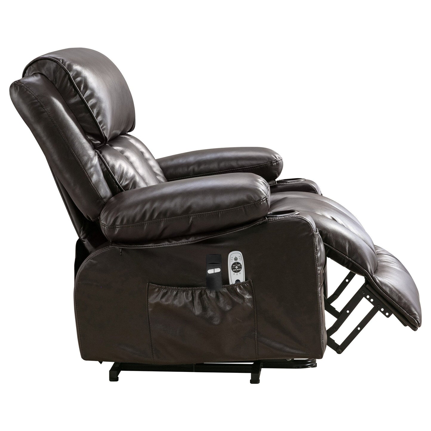 Fauteuil de massage électrique, adapté aux personnes âgées, avec fonctions de chauffage et de vibration, avec USB