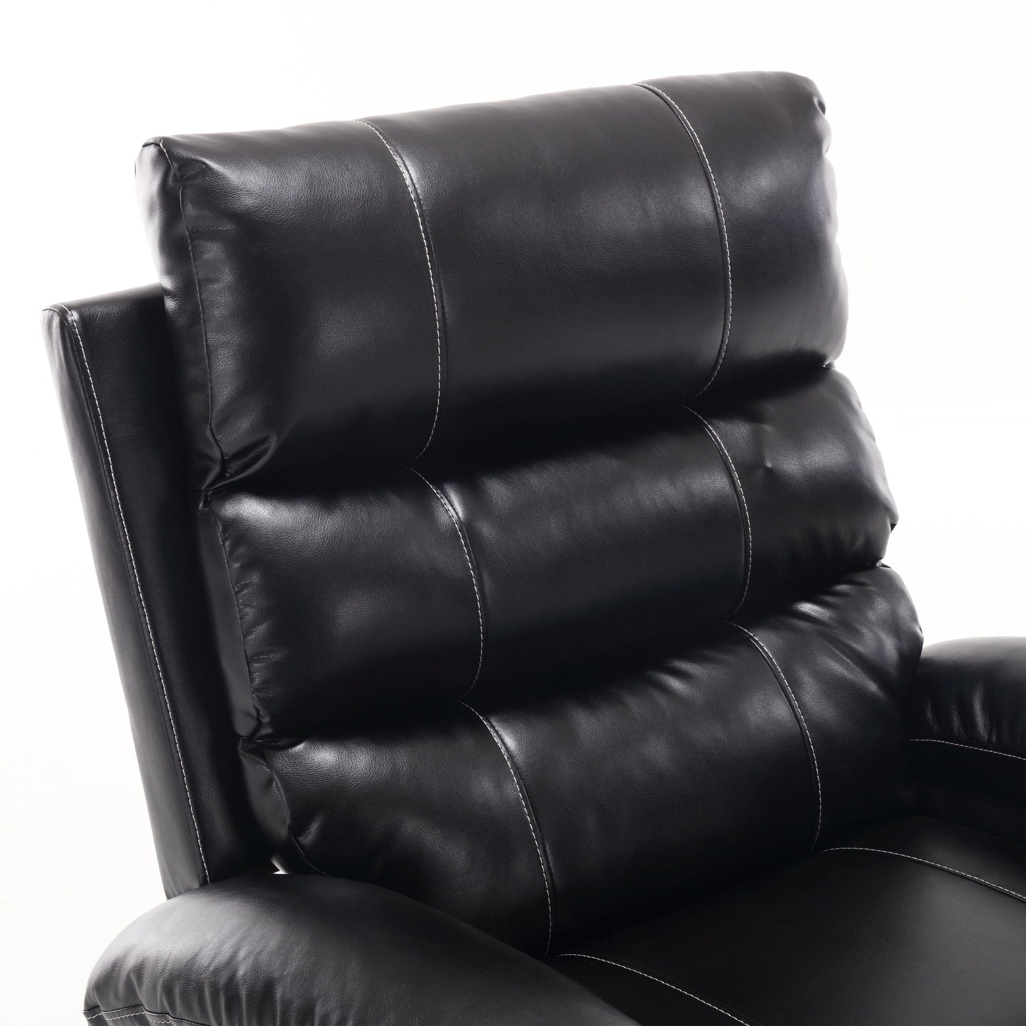 Fauteuil inclinable électrique avec releveur, massage et chauffage, avec assise large, poches latérales, porte-gobelets et minuterie pour personnes âgées