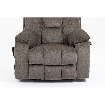 Fauteuil inclinable électrique avec relevage électrique, massage et chauffage, fauteuil inclinable à double moteur, fauteuil inclinable électrique avec porte-gobelets et poche, 400 lb