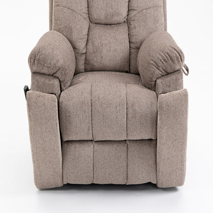 Fauteuil inclinable électrique avec relevage électrique, massage et chauffage, fauteuil inclinable à double moteur, fauteuil inclinable électrique avec porte-gobelets et poche, 400 lb