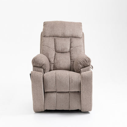 Fauteuil inclinable électrique avec relevage électrique, massage et chauffage, fauteuil inclinable à double moteur, fauteuil inclinable électrique avec porte-gobelets et poche, 400 lb