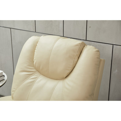 Fauteuil inclinable électrique en cuir synthétique pour personnes âgées