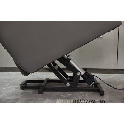 Fauteuil inclinable électrique en cuir synthétique pour personnes âgées
