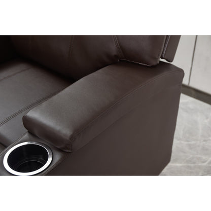 Fauteuil inclinable électrique en cuir synthétique pour personnes âgées