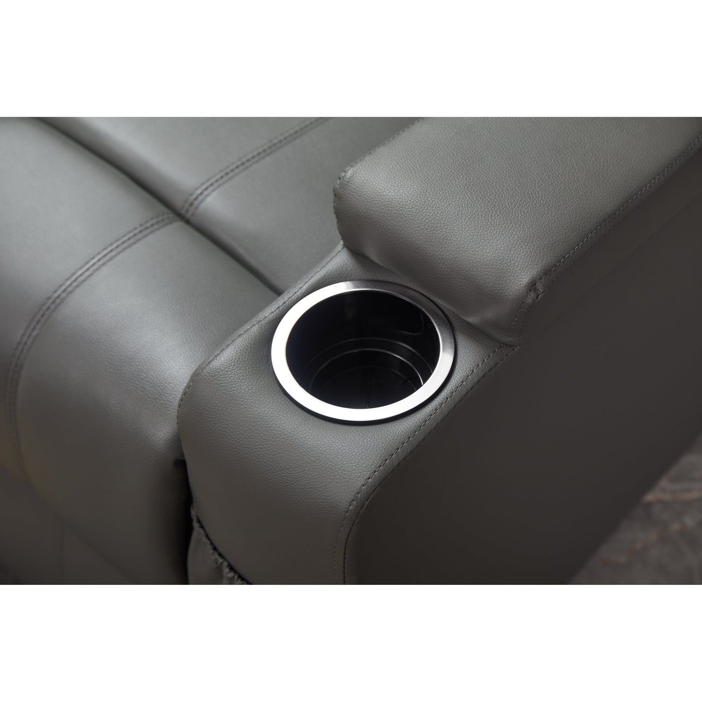 Fauteuil inclinable électrique en cuir synthétique pour personnes âgées