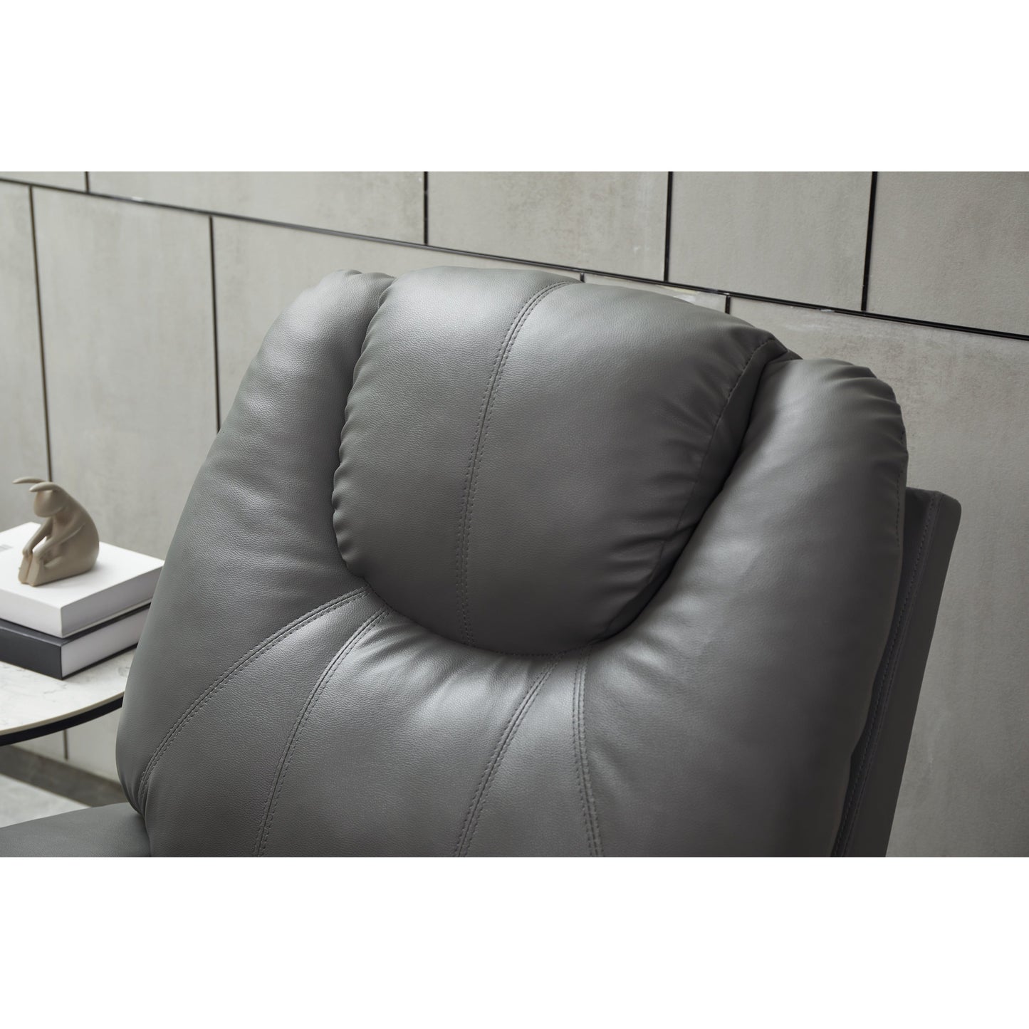 Fauteuil inclinable électrique en cuir synthétique pour personnes âgées