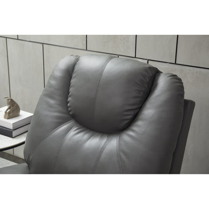 Fauteuil inclinable électrique en cuir synthétique pour personnes âgées