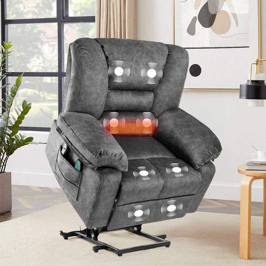 Fauteuil inclinable électrique pour personnes âgées avec fonction massage