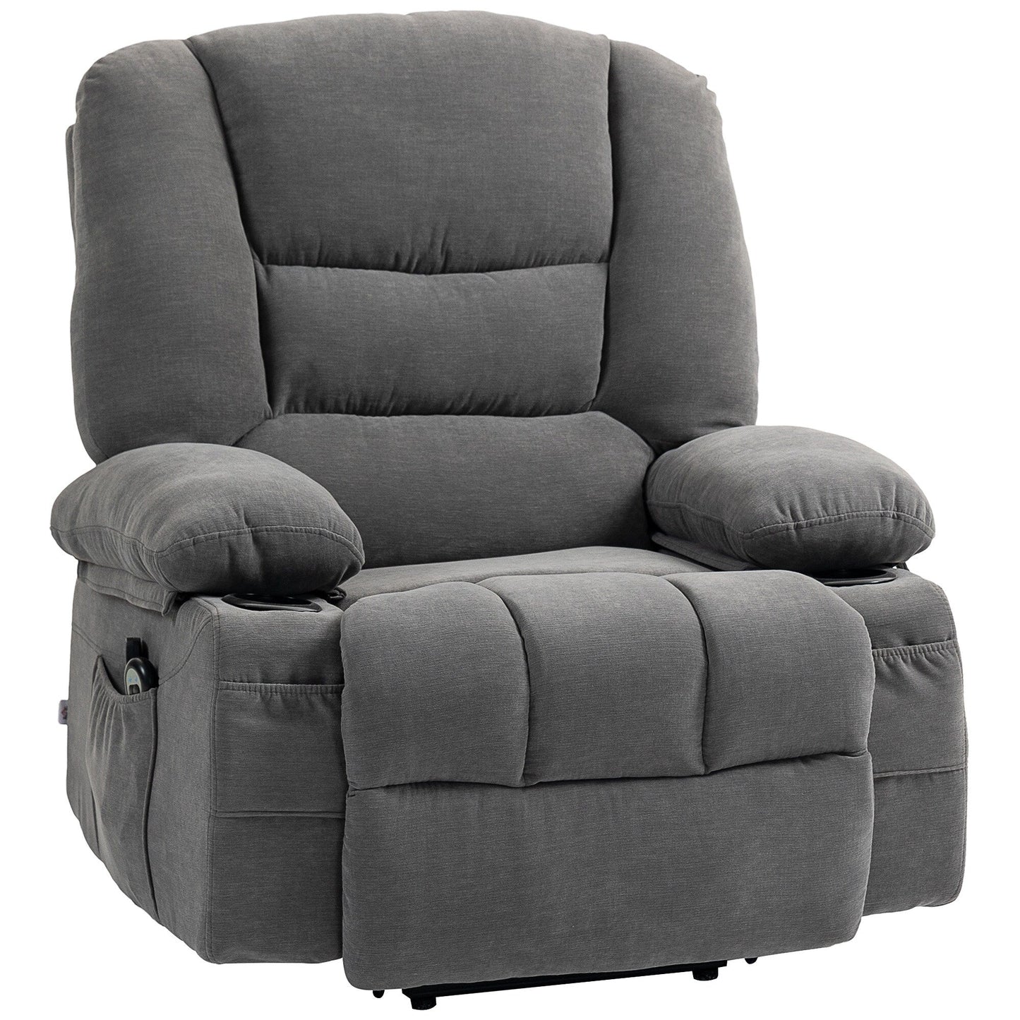 Fauteuil inclinable électrique avec massage par vibrations