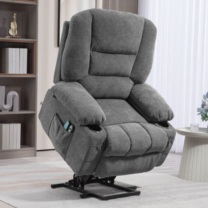 Fauteuil inclinable électrique avec massage par vibrations