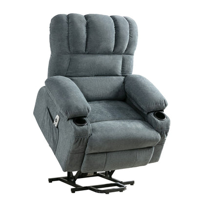 Fauteuil inclinable électrique pour personnes âgées, fauteuil inclinable avec massage thermique